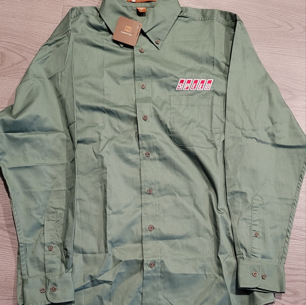 NWT Harrington SPEED shirt mens size Large